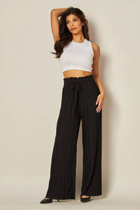 Love Poem - Tie Front Pleated Pant - Plus