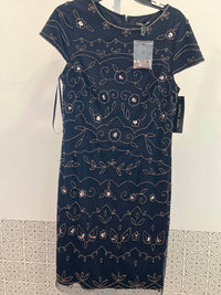 Adrianna Papell - Women's Beaded Mini Sheath Dress