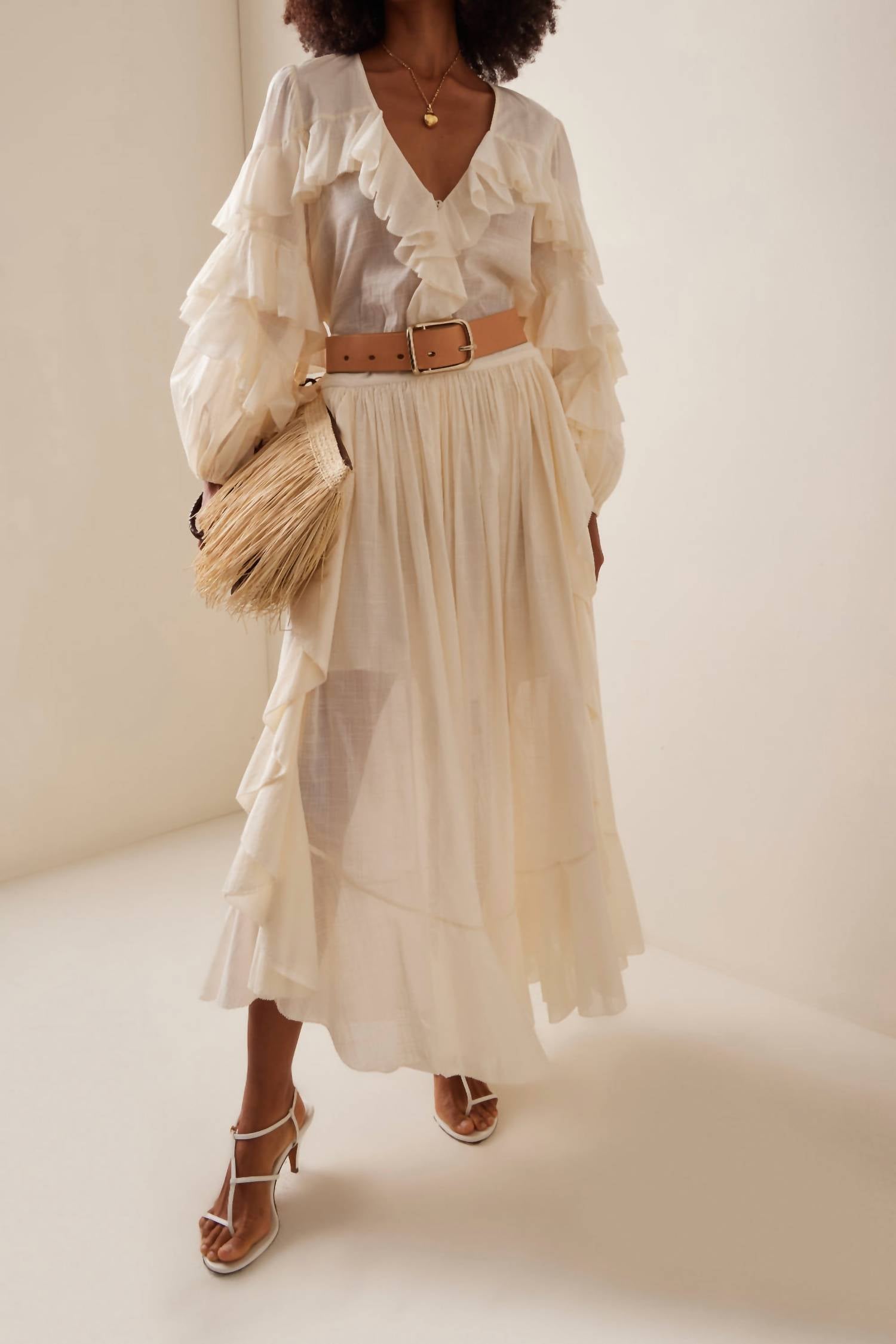 Zimmermann - Acacia Ruffle Blouse