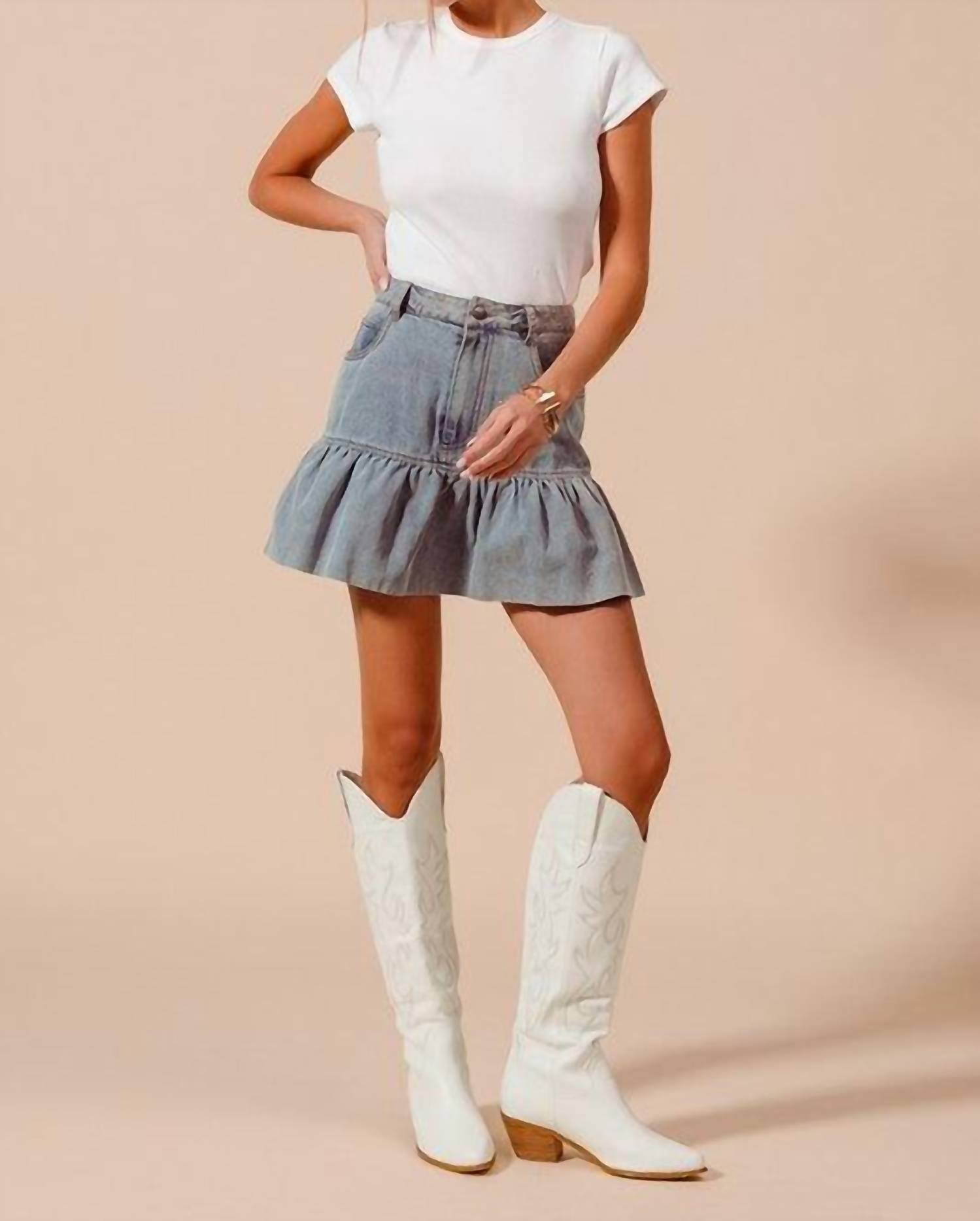 So Me - Dallas Ruffled Skirt