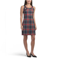 Gretchen Scott - Sleeveless Plaid Mini Dress