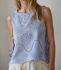 By Together - Lowen Eyelet Top