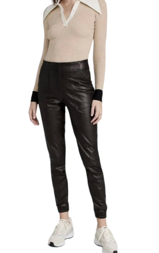 Spanx - Faux Leather Jogger Pants