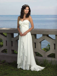 Enchanting by Mon Cheri Wedding Dress in ivory - women's dress - alternate view