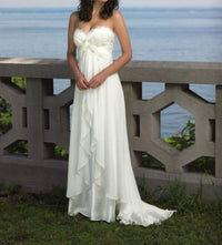 Enchanting by Mon Cheri Wedding Dress in ivory - women's dress - detail view