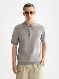 Scotch & Soda - Knitted Tonal Striped Regular Polo