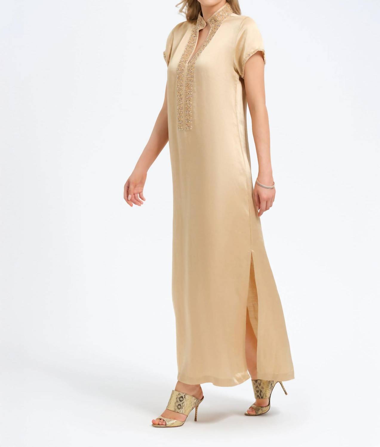 Bella Tu - Meg 3/4 Sleeve Caftan Dress
