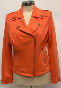 Frank Lyman - Casual Waist-length Leather Jacket