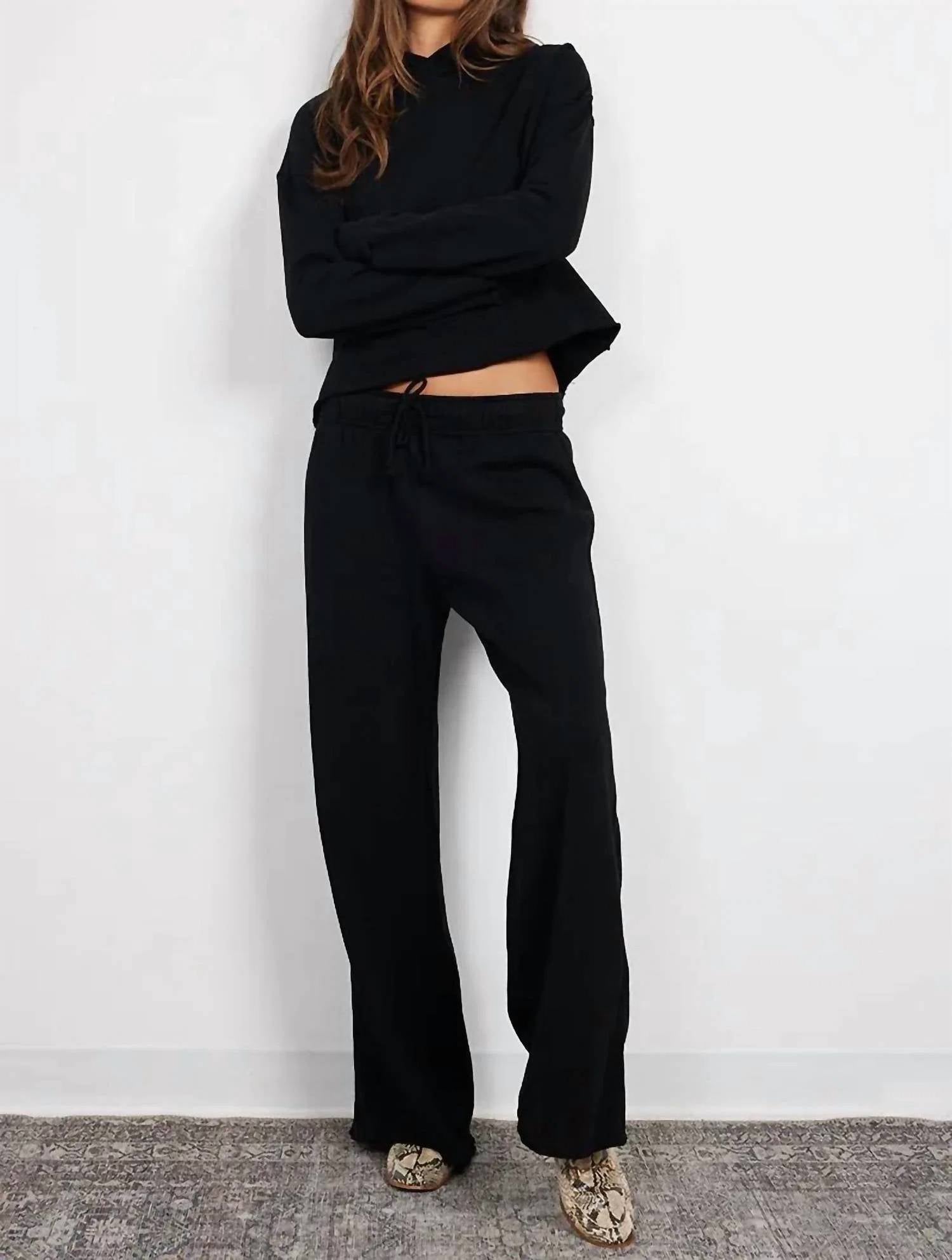 Bobi - Flared Drawstring Pant