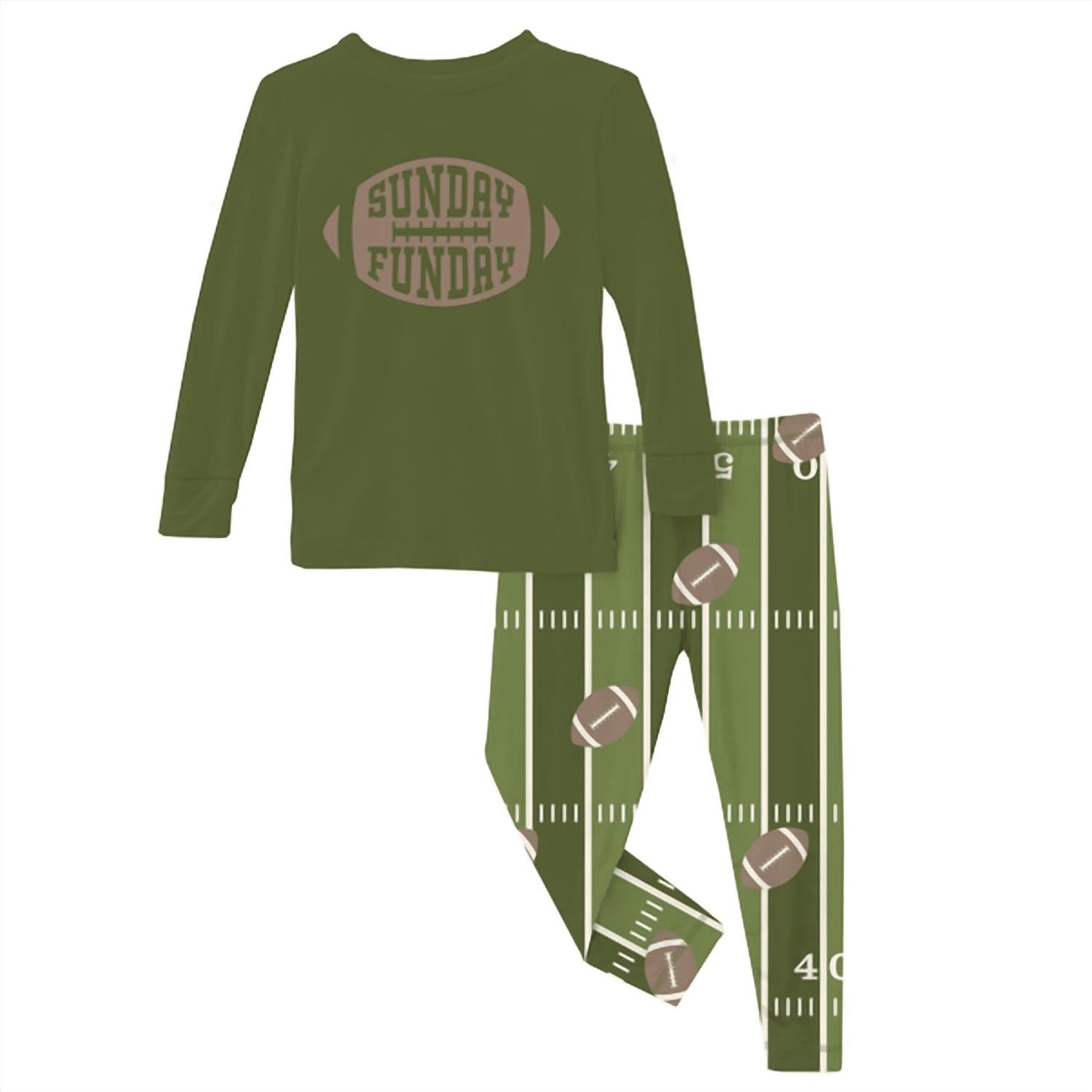 Kickee - Kids Print Long Sleeve Pocket Set