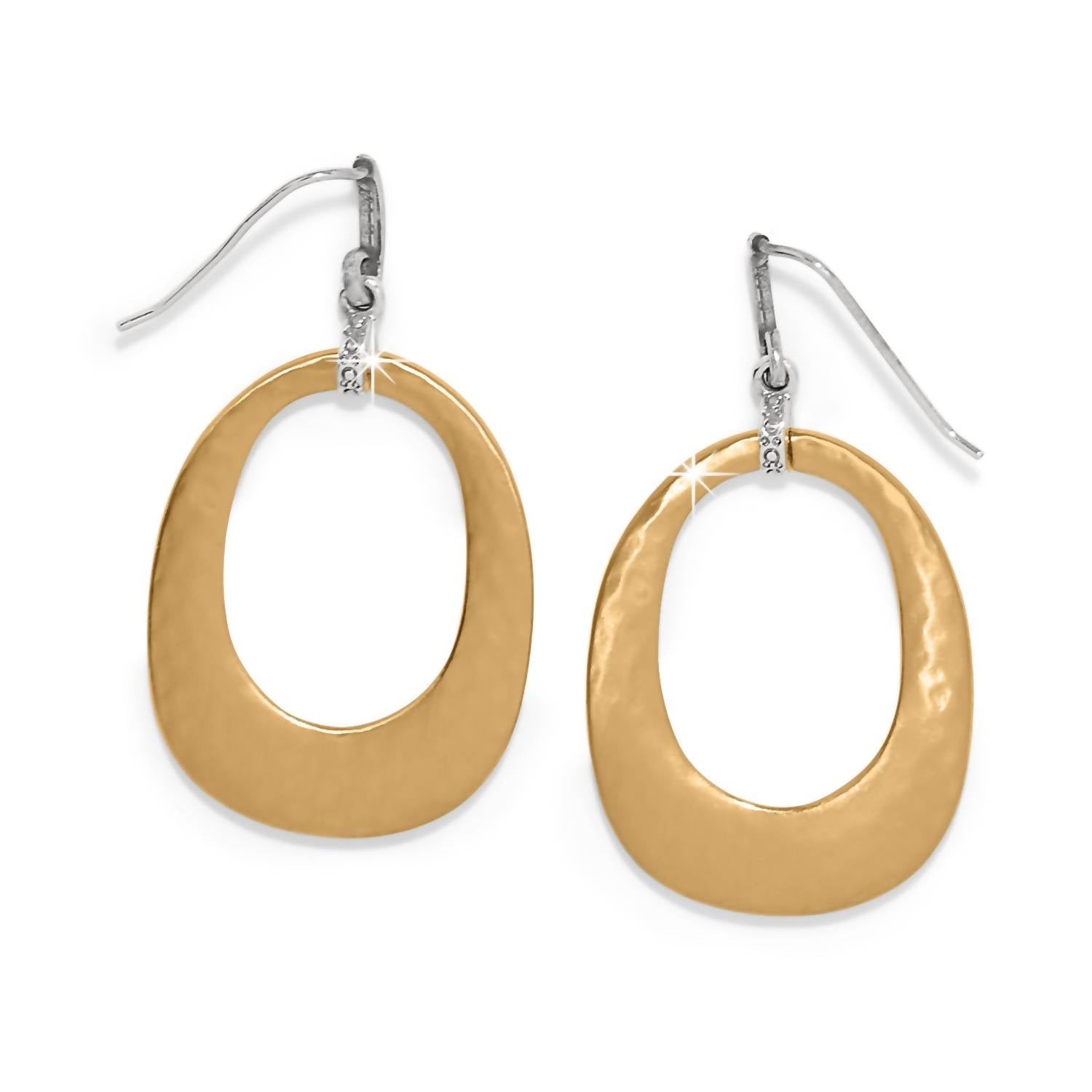 Brighton - Women's Meridian Geo Open Hoop French Wire Earrings