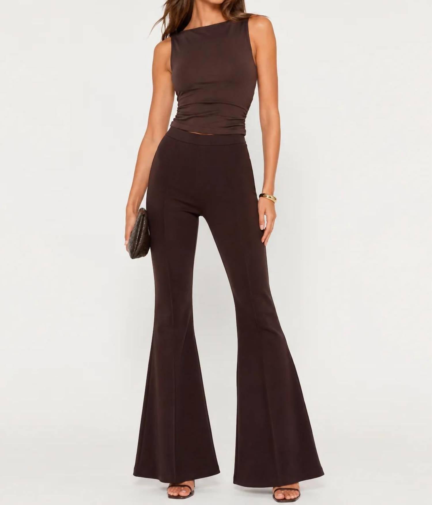 Amanda Uprichard - High-waisted Flare Pants