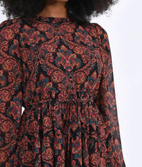 Molly Bracken - Paisley Print Mini Skater Dress