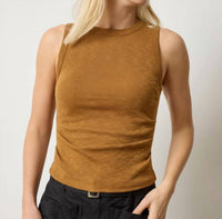 Lilla P - RIB SLUB SIDE PLEAT TANK