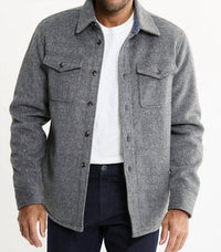 Jachs New York - Luxe Soft-Blend Quilt Lined Overshirt
