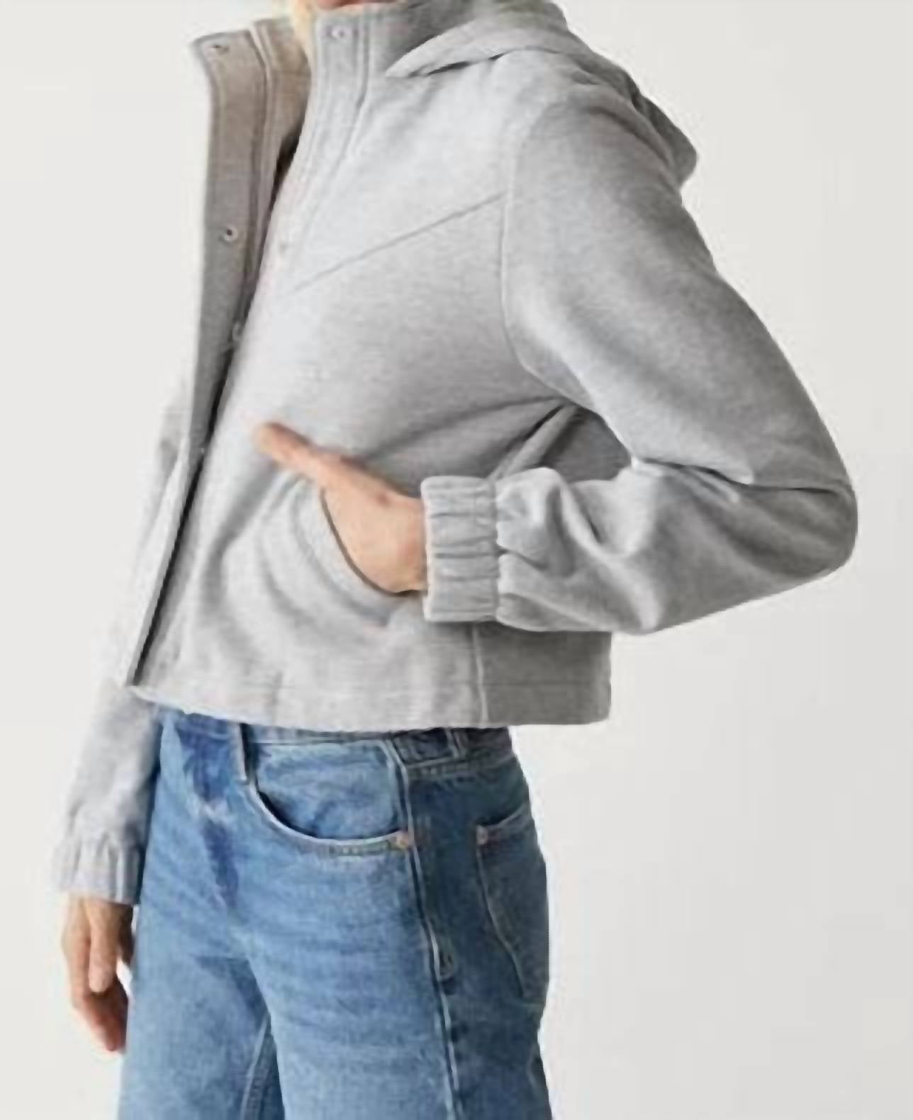 Michael Stars - Mason Hooded Crop Jacket