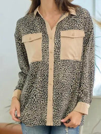 Doe And Rae - Leopard Button Down Shirt