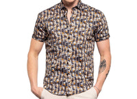Eight X - Golden Glitch Short Sleeve Shirt