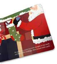 Books To Bed - Kid's The Night Before Christmas Set Baby Coverall With Book