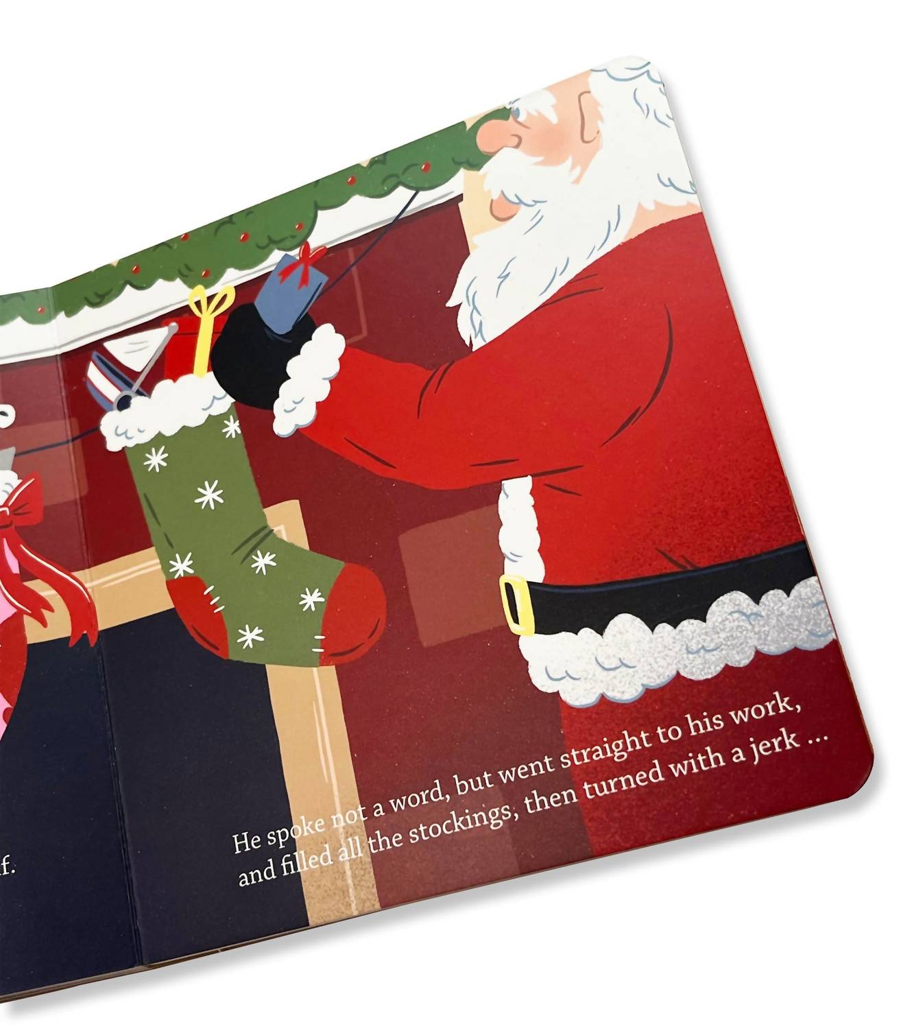 Books To Bed - Kid's The Night Before Christmas Set Baby Coverall With Book