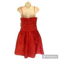 Liliana - Spaghetti Strap Ruched Bodice Mini Dress