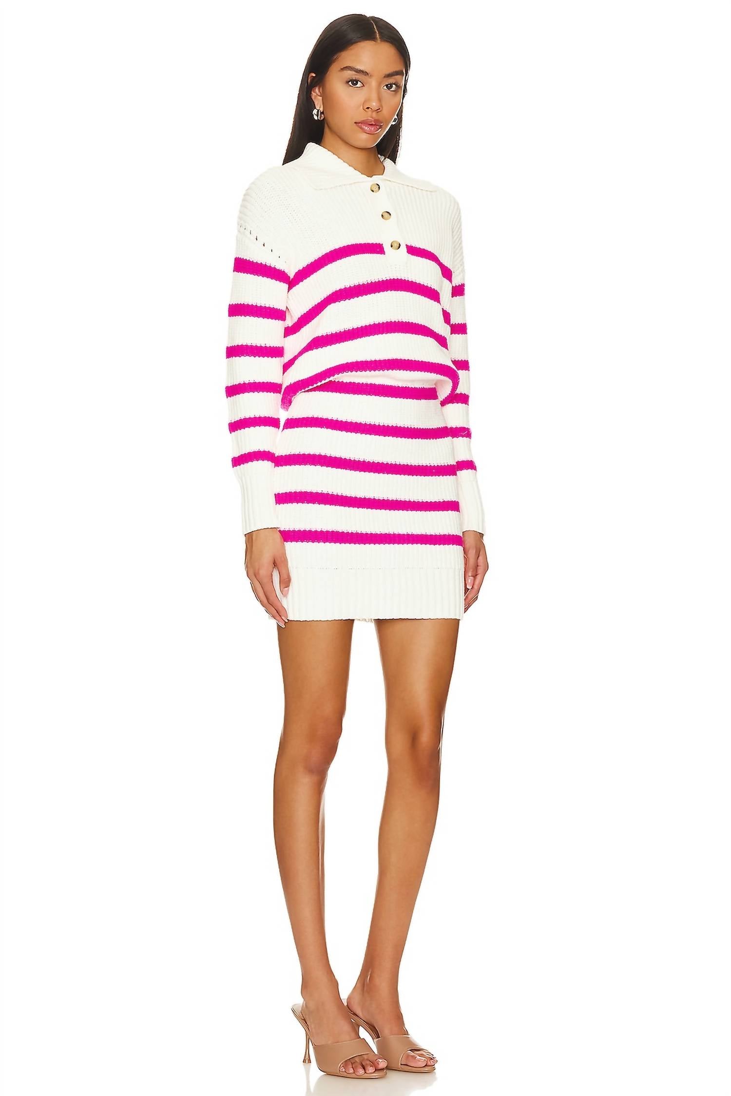 Saylor - Brynda Stripe Mini Dress