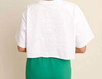 Hype And Vice - HOT FOR HERD CROPPED RAW HEM TEE