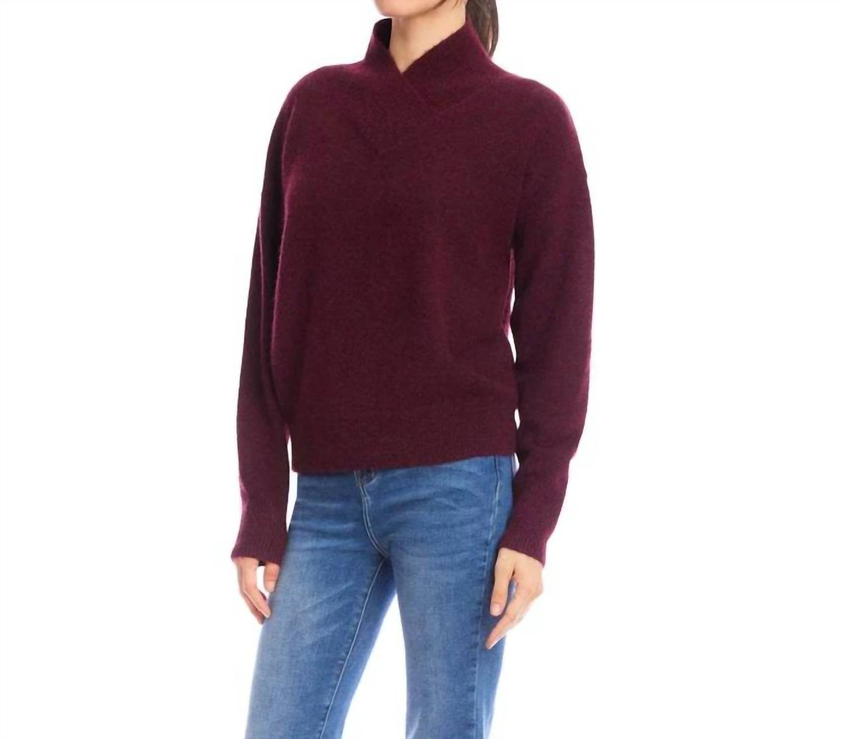 Karen Kane - Saphira Shawl Collar Sweater