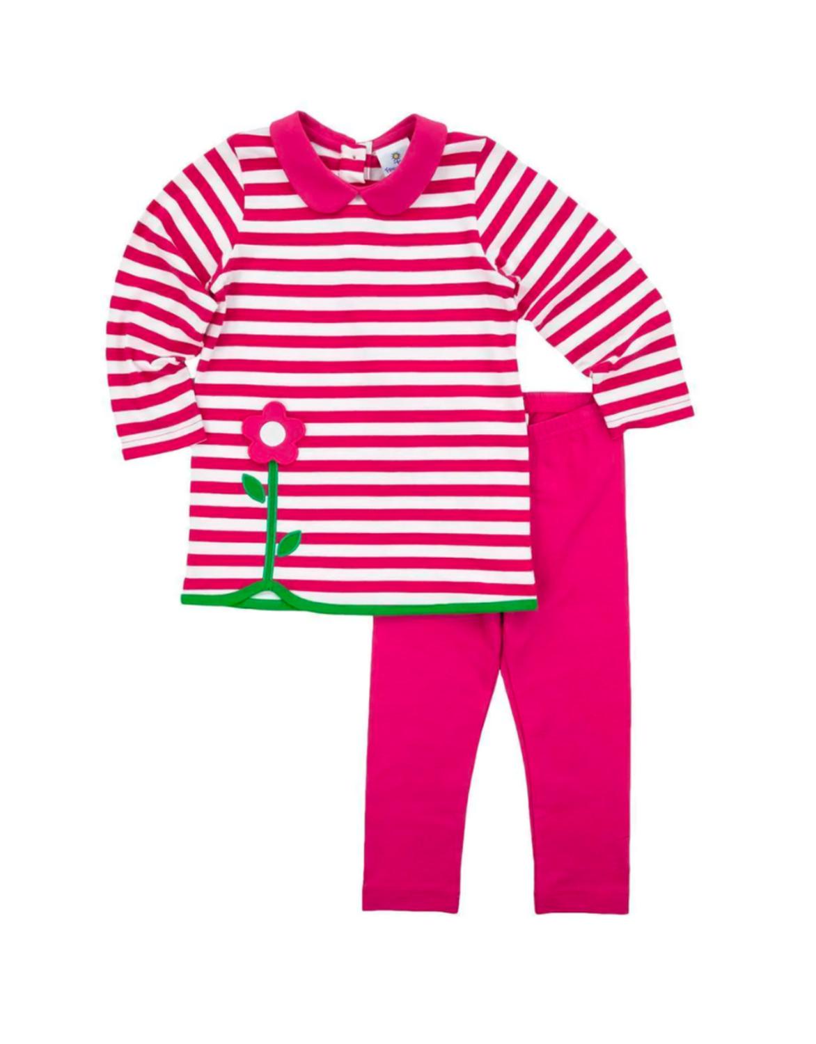 Florence Eiseman - Kid's Stripe Tunic With Leggings
