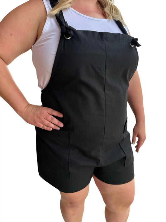 First Love - Tie-Knot Strap Pocket Overalls