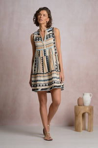 Elan - Aztec A-Line Mini Dress
