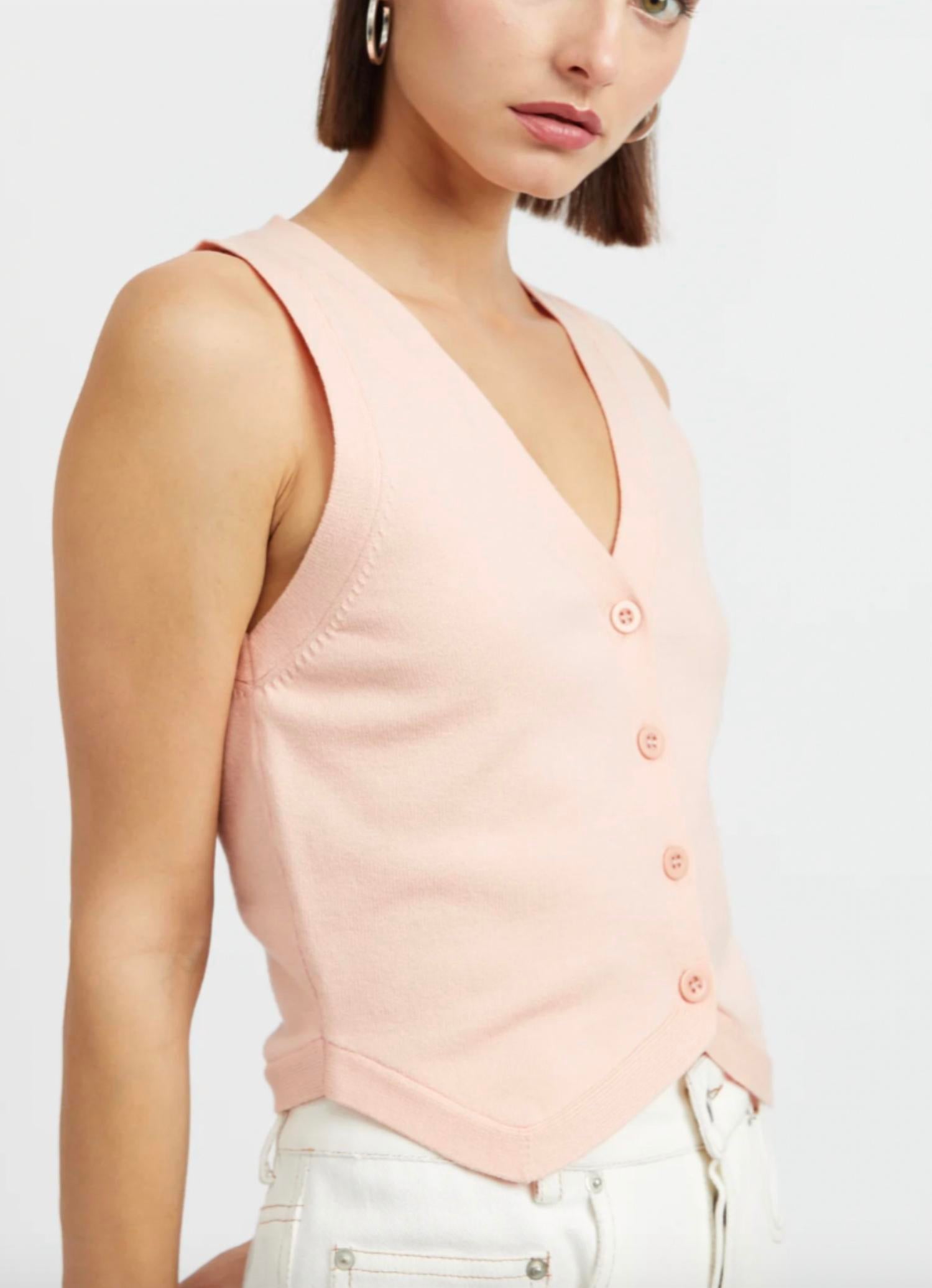 En Saison - Brigitte Button Sweater Vest