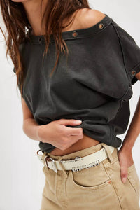 Free People - Billie Off The Shoulder Tee