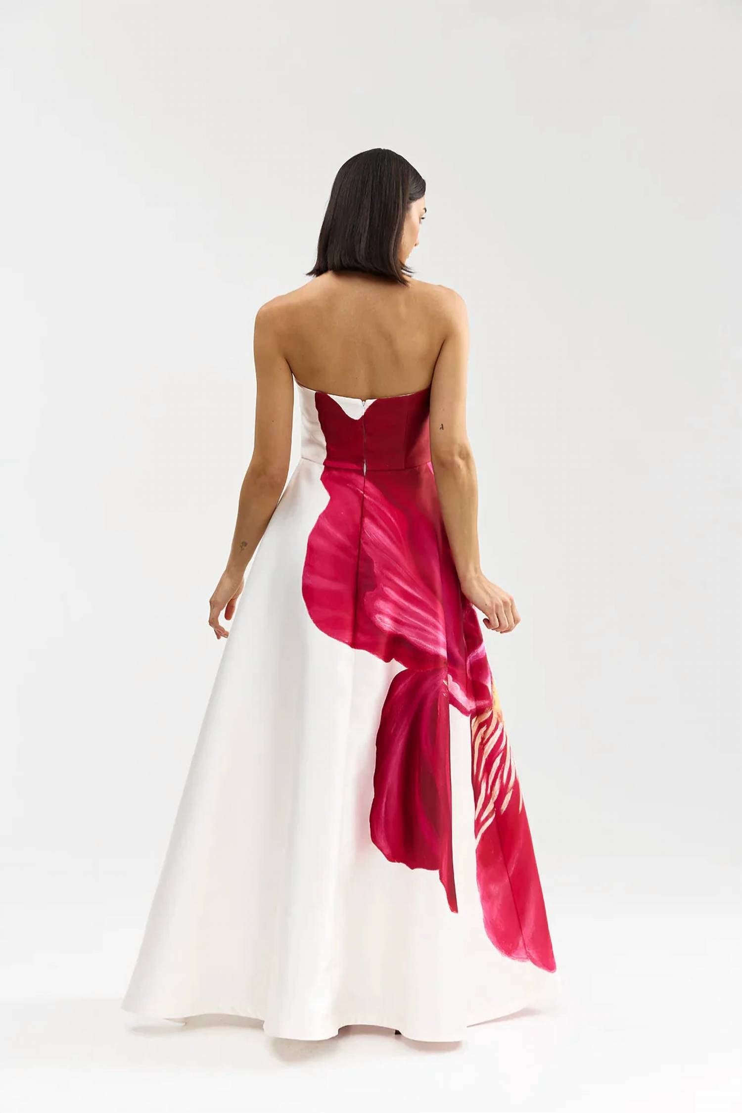 Aston Studio - Floral Print Audrey Gown