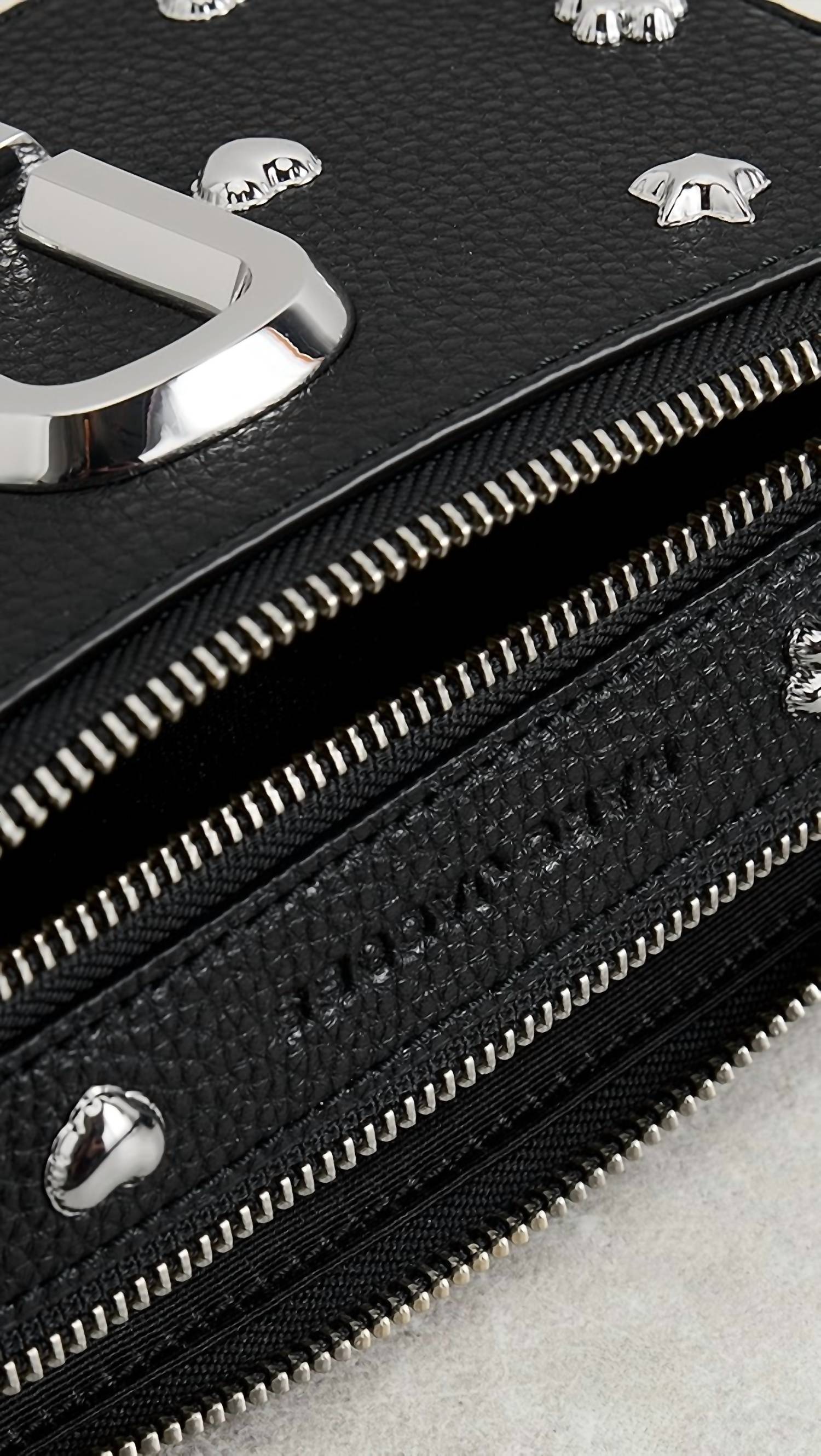 Marc Jacobs - Women's The Mini Icon Studs Snapshot Bag