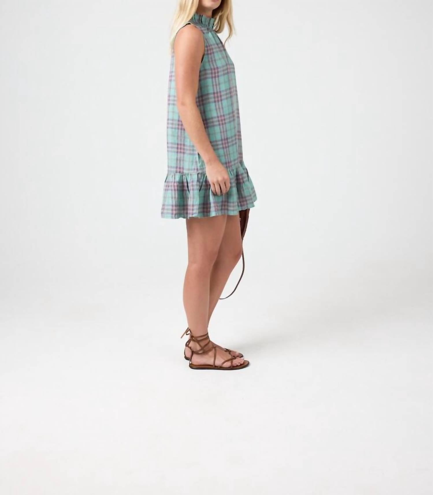 Lanthropy - Women's Daisy Short Linen Dress