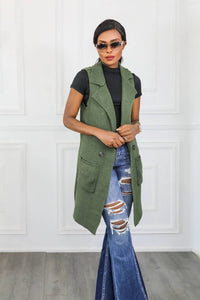 Surelymine - Perfect Vision Sleeveless Collar Sweater Vest