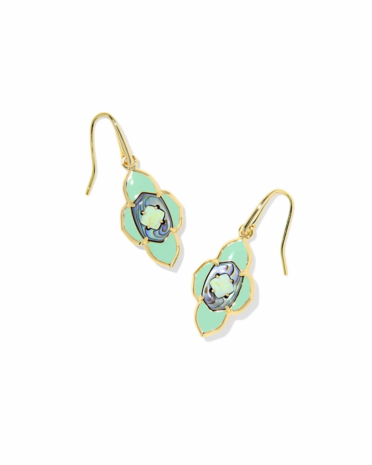 Kendra Scott - Women's Abbie Medallion Small Drop Earrings