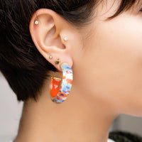Gold & Honey - Women's Wild Thang Illusion Hoop Earrings