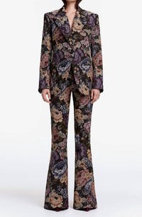 Smythe Women's 70's Blazer in forest tapestry - women's jacket