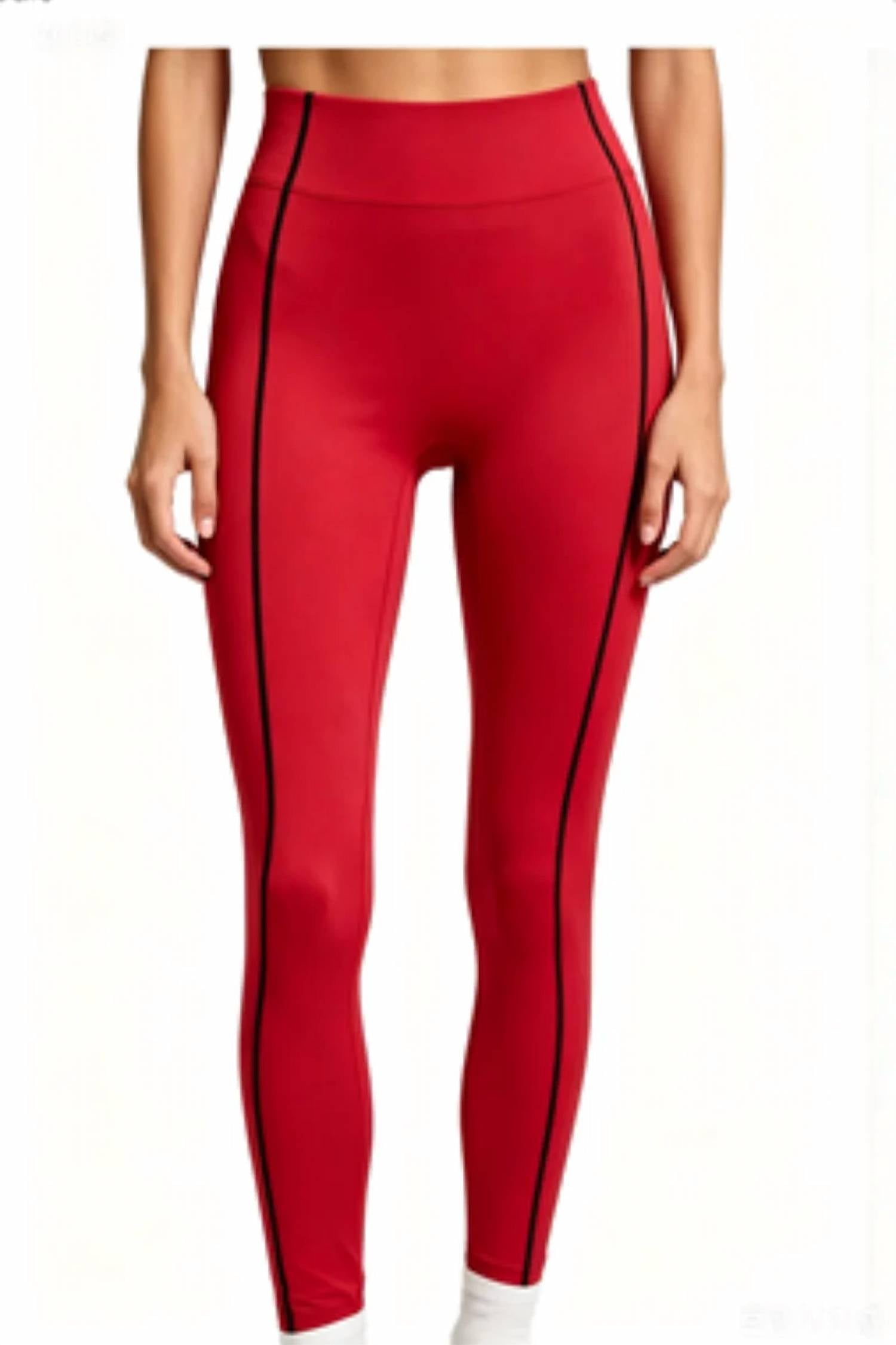 Bandier - Center Stage Contrast Seam Leggings