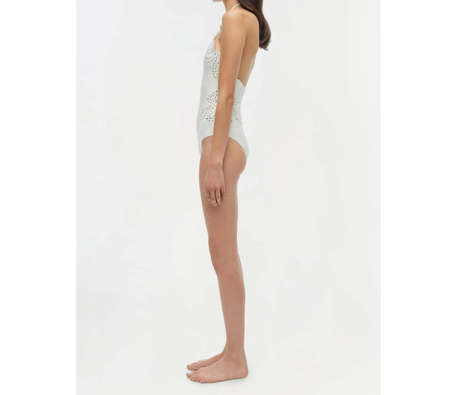 Jonathan Simkhai - Nicolette Broderie Anglaise One Piece Swimsuit