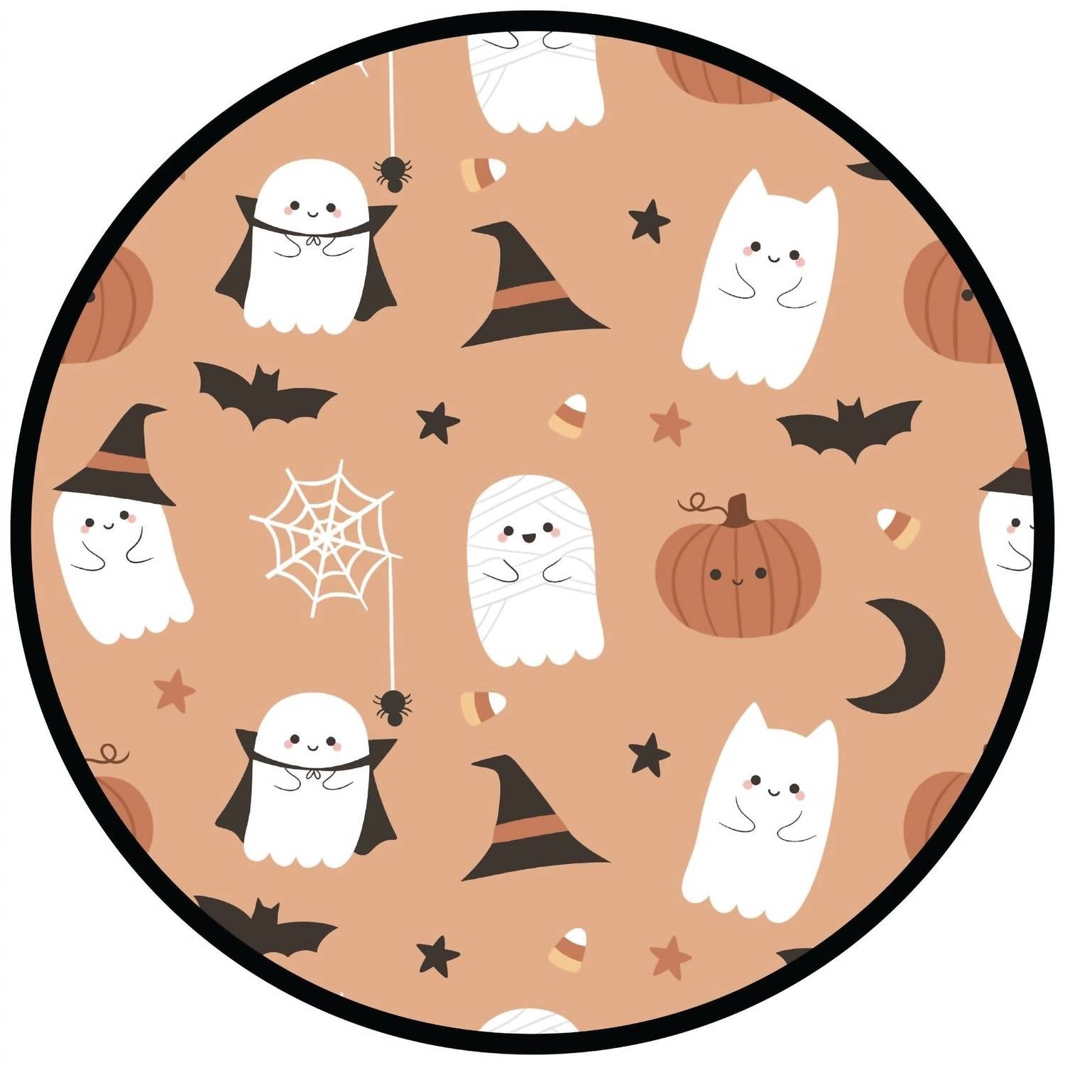 Emerson And Friends - Boo-tastic Glow-in-the-dark Halloween Bamboo Convertible Sleeper