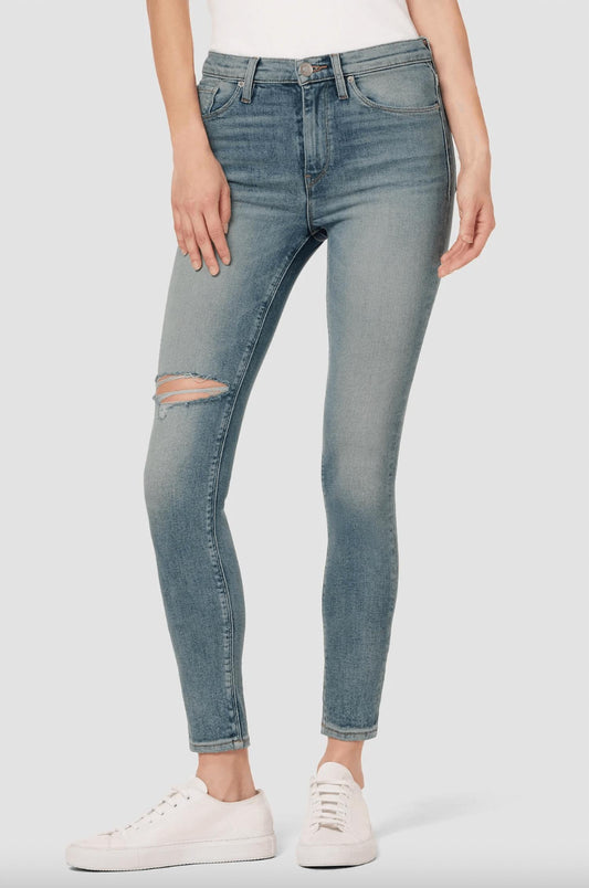 Barbara High Rise Super Skinny Ankle Jeans