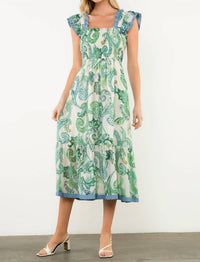 Thml - Parker Paisley Midi Dress