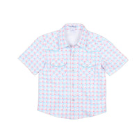 Blue Quail Clothing Co. - Kids Liberty Plaid Pearl Snap Short Sleeve Shirt