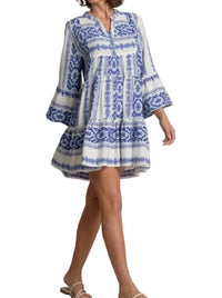 Elan - Grecian Tiered Midi Dress