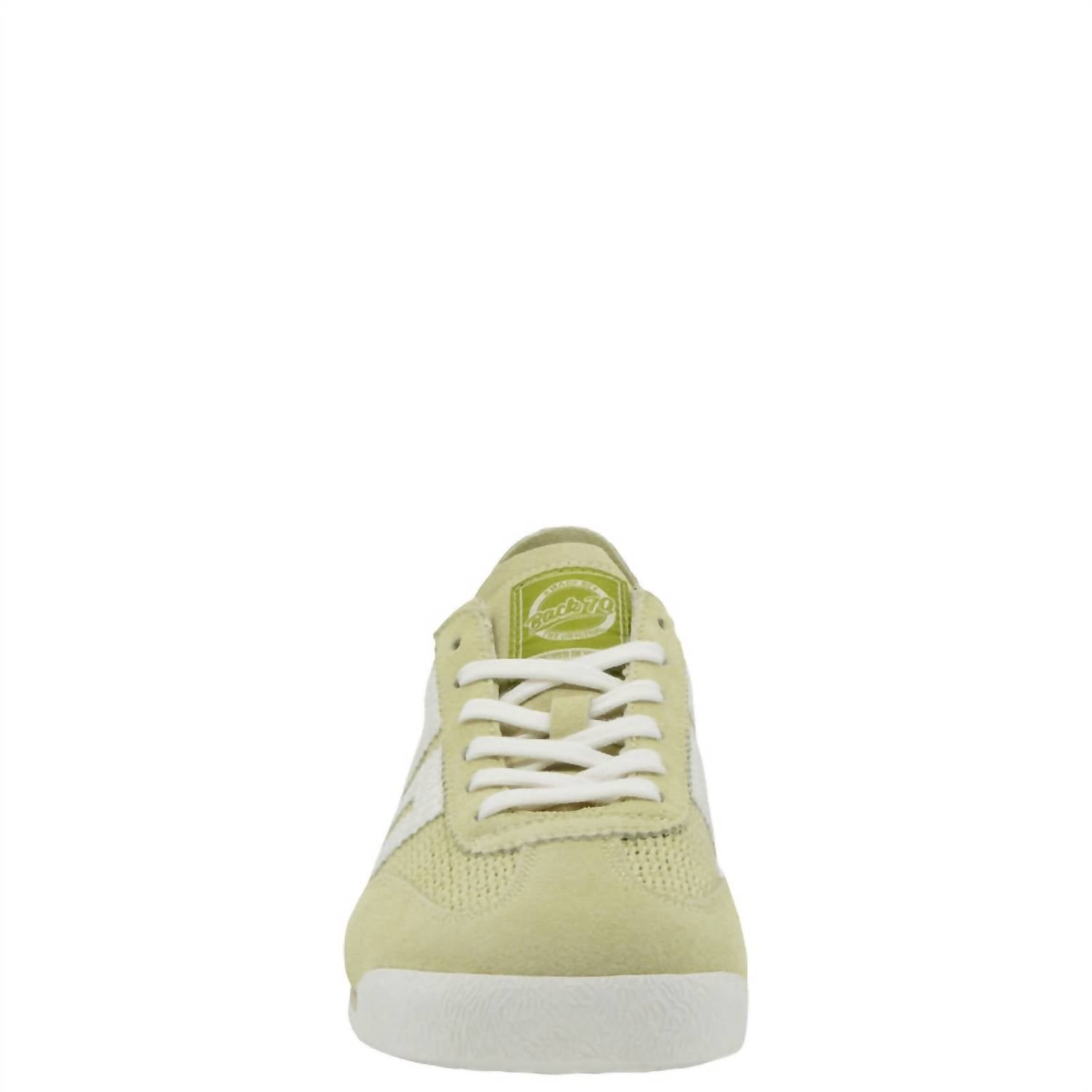 Back 70 Women's Leon Sneakers in light yellow - women's sneaker - view 4
