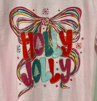 Festivitees - Women's Jolly Bow Graphic Tee