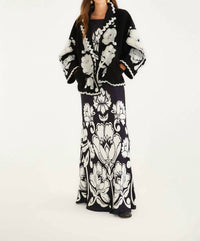 Farm Rio - Floral Arabesque Fleece Coat